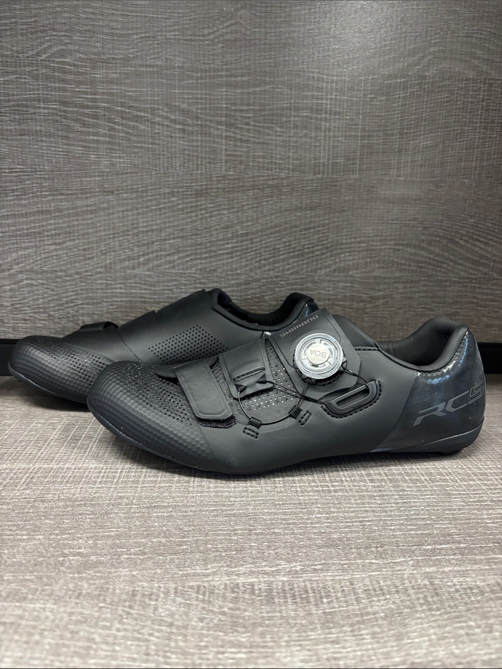 Men's Shimano SH-RC502 Road Cycling Shoes (Black) - US 7/EUR 40